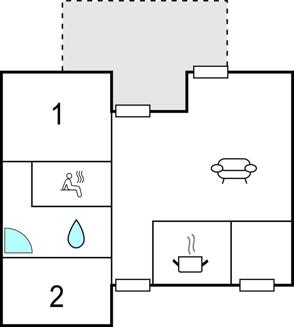 2 Bedroom Nice Home In Rechlin Zewnętrze zdjęcie